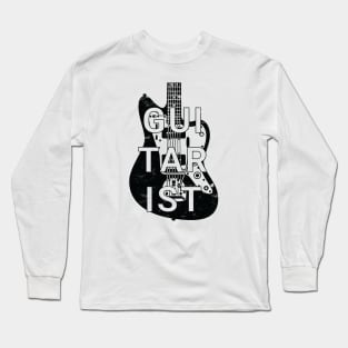 Guitarist Electric Guitar Body Light Theme Long Sleeve T-Shirt